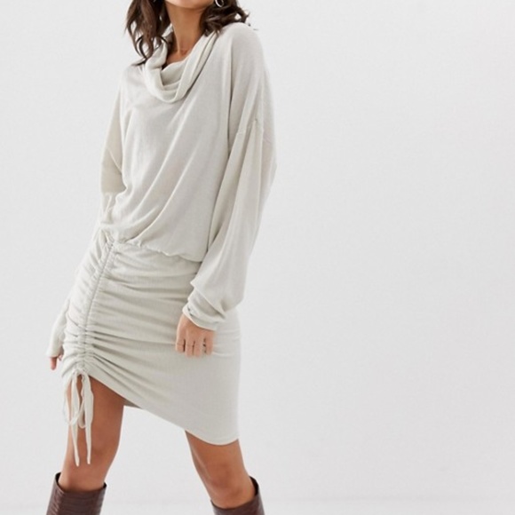 Free People Dresses & Skirts - Free People Sundown cowl neck knit dress
